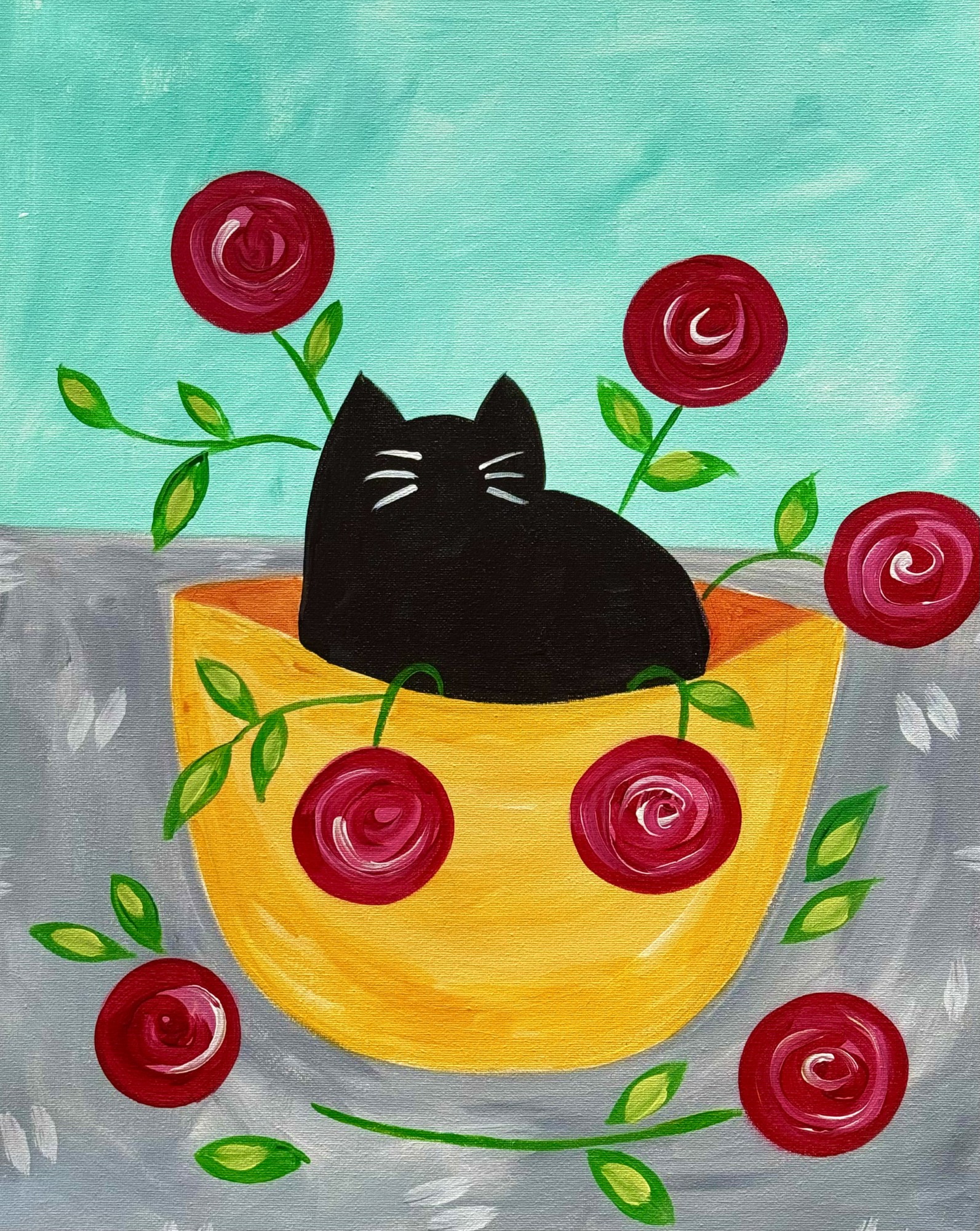 Cat in a Plant (Pup in a Pot!) $30!