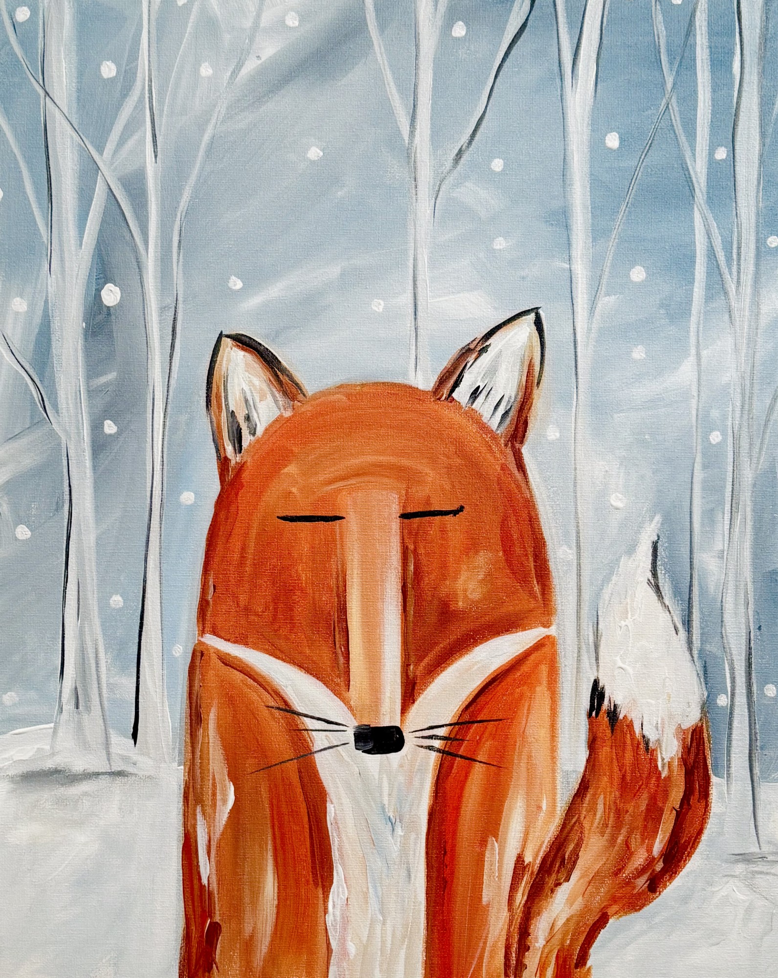 What Does the Fox Say? $35 (lightly pre-traced!)