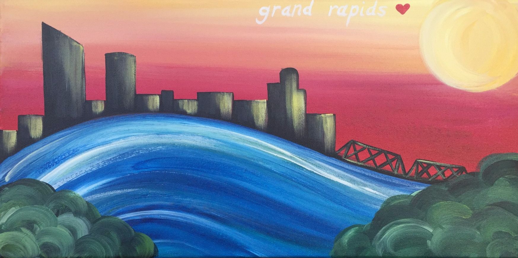 Grand Rapids Skyline- Downtown GR Location