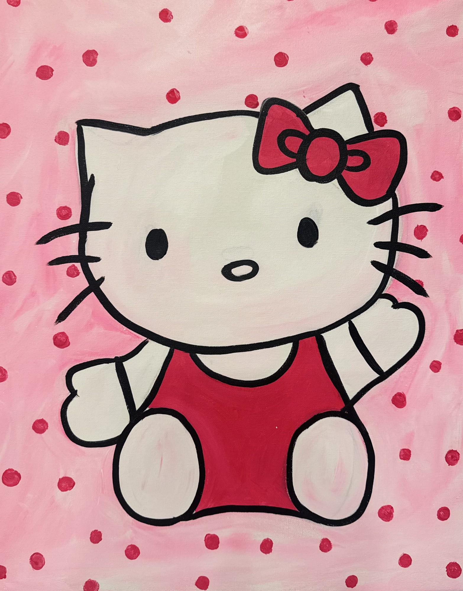 Spring Break Wrap Up 2pm - Hello Kitty!  (lightly pre-traced) $35