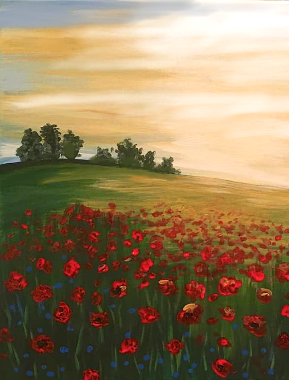 SOLD OUT! Field of Poppies