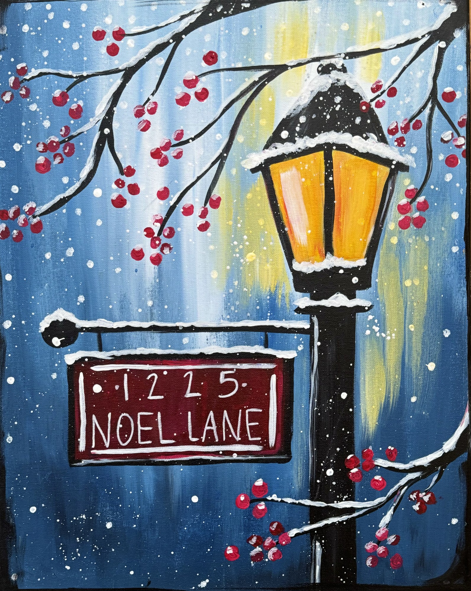 Winter Lamp Post (Customize!)