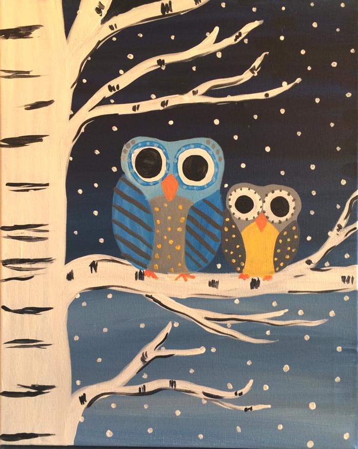 Winter Owls